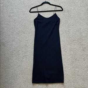 Elegant Black Lace Pattern Dress